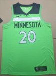 NBA 20 Okogie Timberwolves Maillot green imprimé